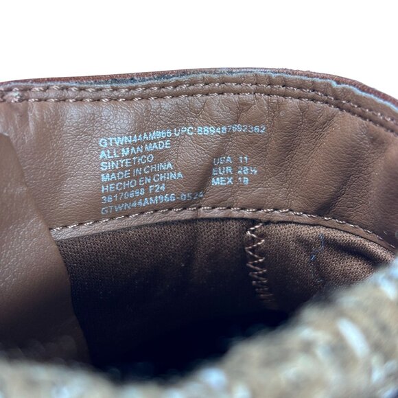 Brown Faux Leather Ankle Boots With Faux Fur Lining & Side Zipper Closure For Gi - Picture 8 of 8